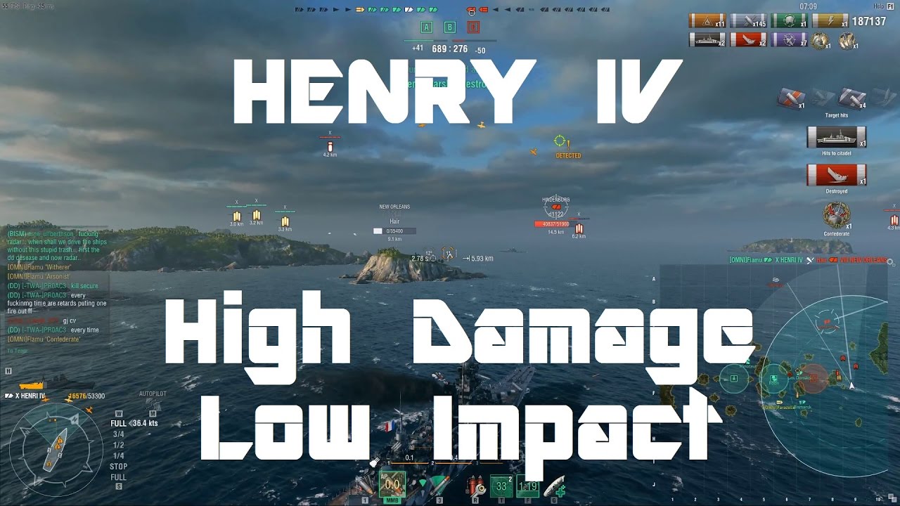 Henry IV - High Damage, Low Impact [258k damage]