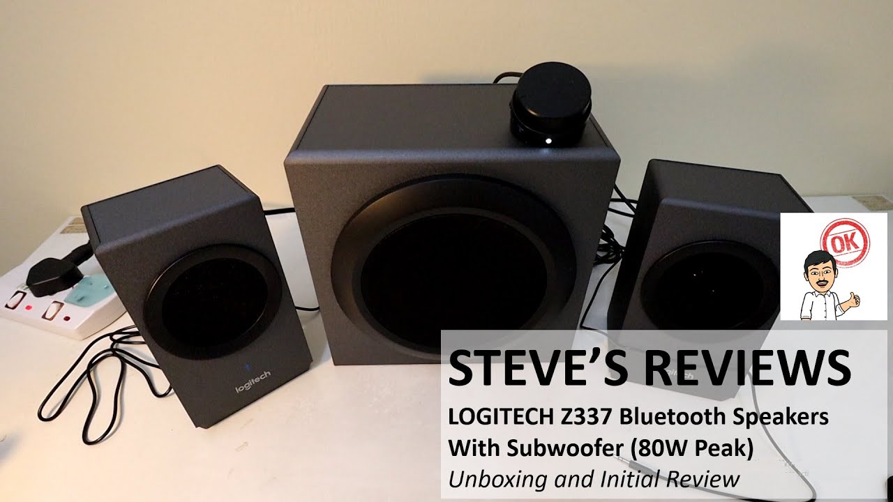 Акустическая система Logitech Z337 с Bluetooth — распаковка и первый обзор.