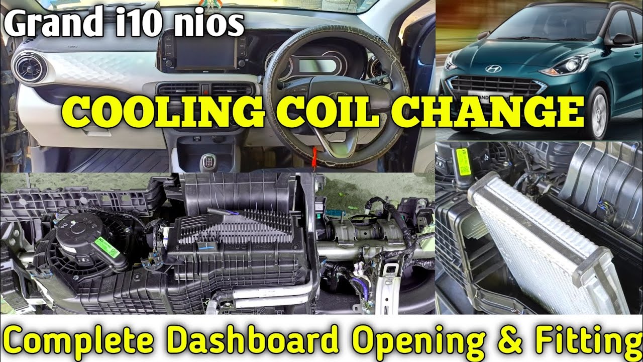 Hyundai Grand i10 NIOS Cooling Coil Change! Full Dashboard Opening & Fitting @ShreeBalajiAuto