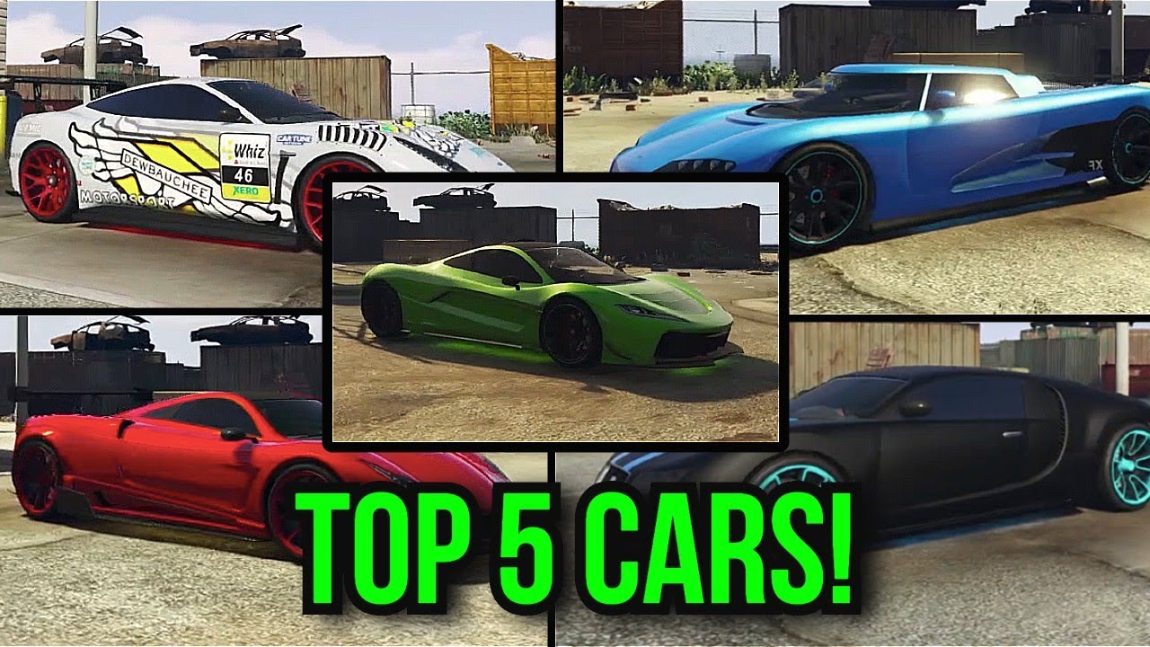 ТОП-5 МАШИН в сюжетном режиме GTA 5!