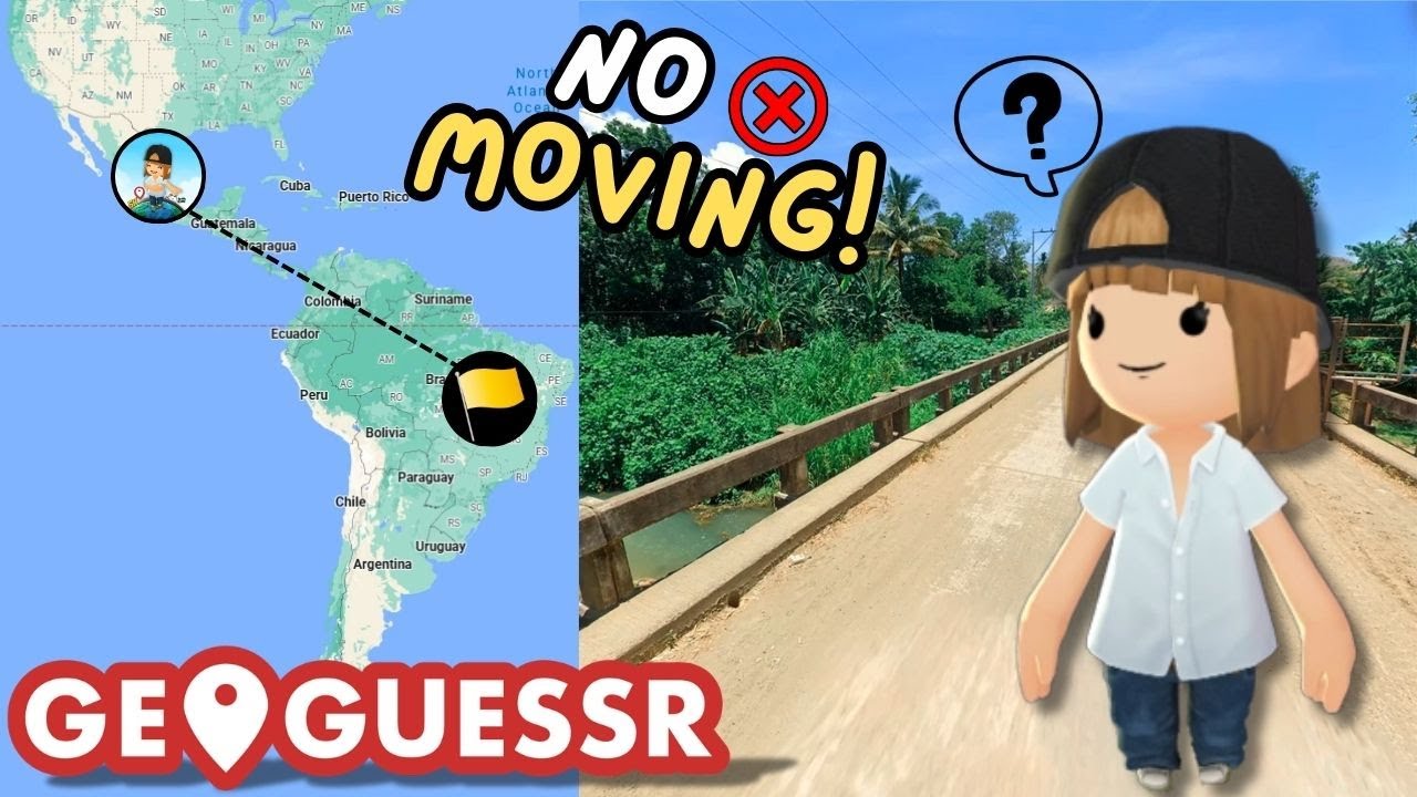 Playing GeoGuessr NO MOVE for the FIRST Time