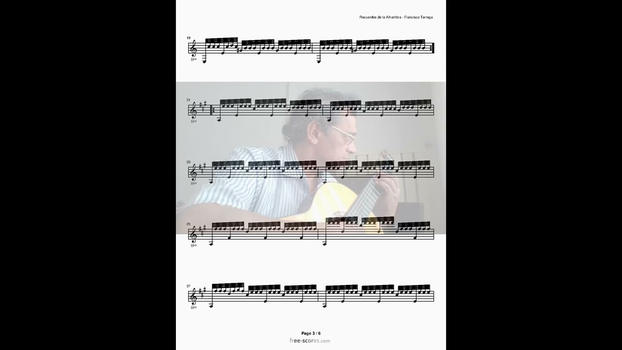 Recuerdos de la Alhambra - Francisco Tarrega
