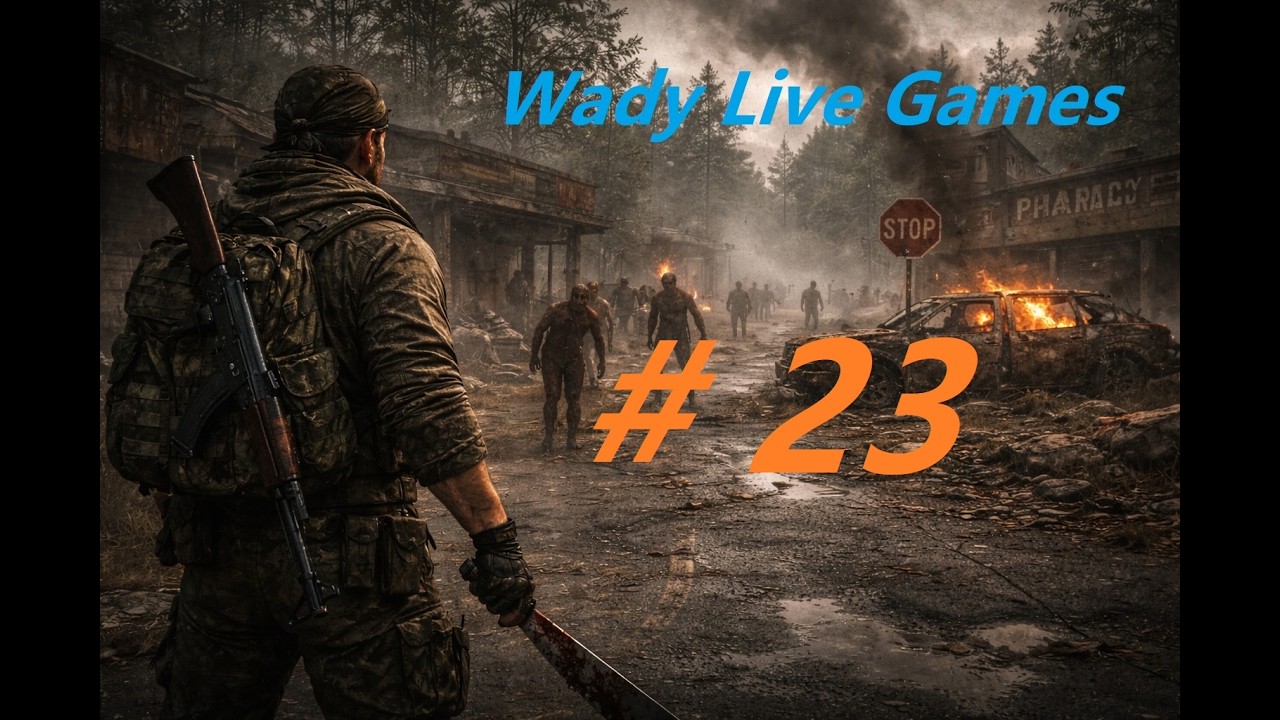 7 Days to die 2.5 - 4 days Blood Moon with Friend and New Mods - Wady Live games Ep 23