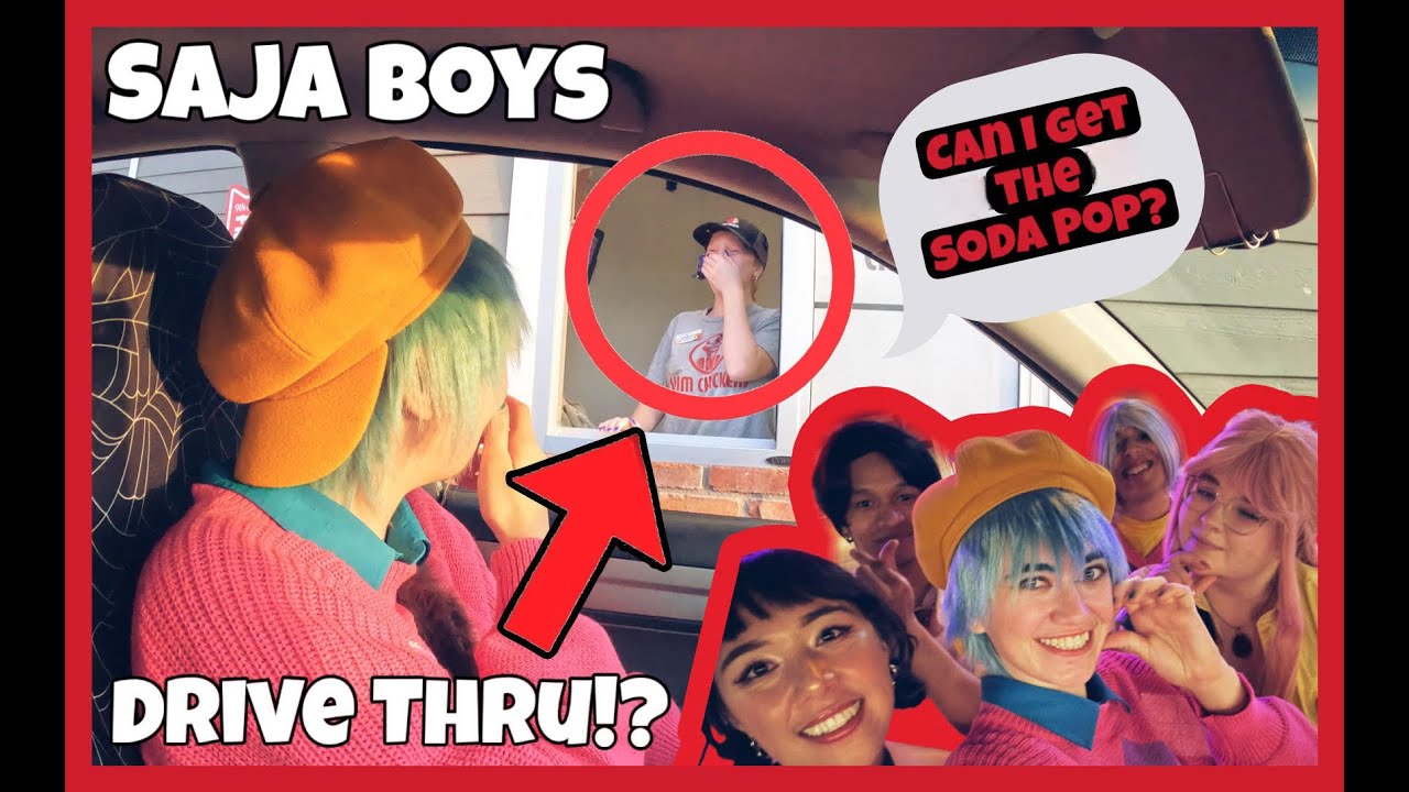 SAJA BOYS (and Zoey) go through DRIVE THRU!?