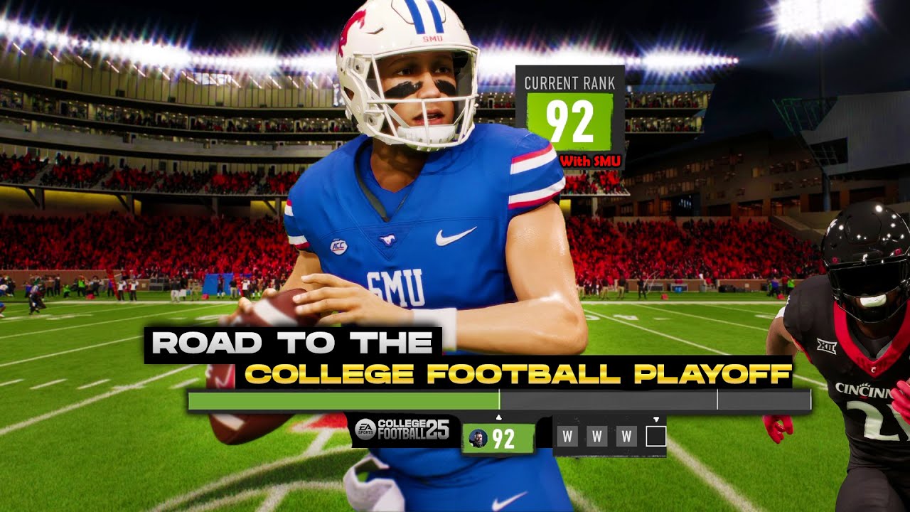 SMU is an underrated team to use online! EA College Football 25 H2H Gameplay