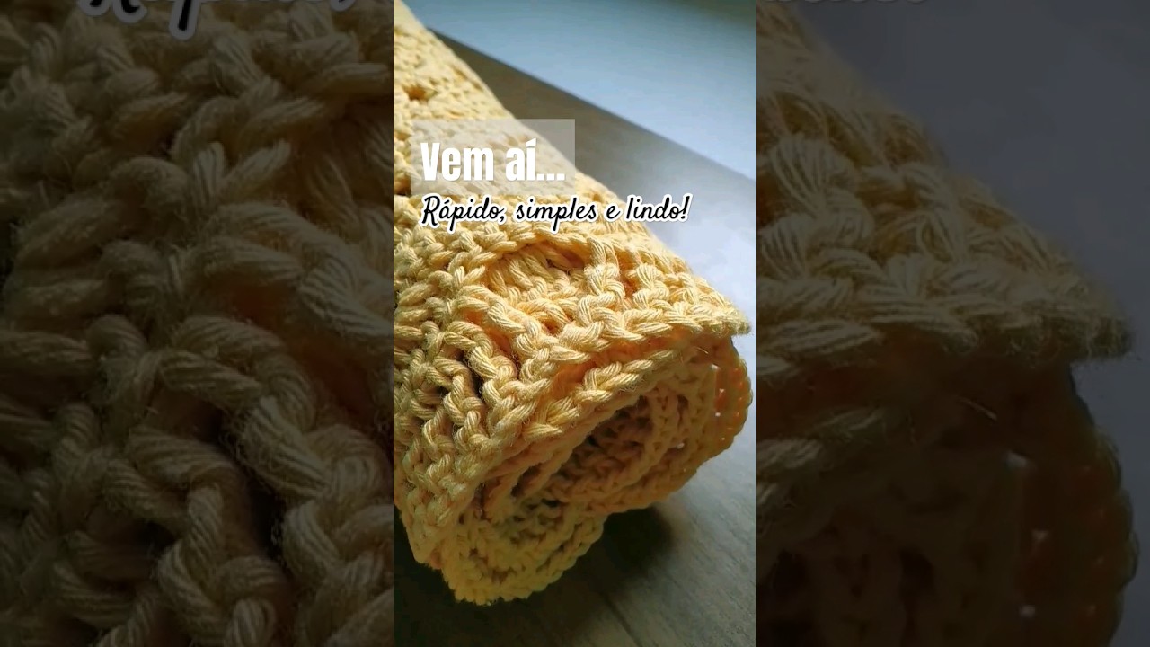 TAPETE DE CROCH&Ecirc; SIMPLES E LINDO! VEM AI PASSSO A PASSO @SamuelMulekeArtes&atilde;o