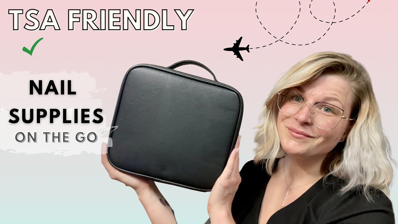 Travel Tips | Packing Nail Supplies for a Trip ✈️ | Dip Powder / Builder Gel On The Go Bag