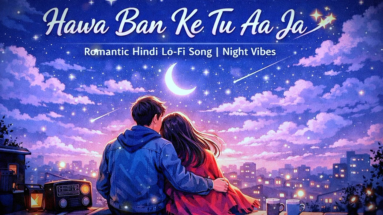 Hawa Ban Ke Tu Aa Ja 💫 | Romantic Hindi Lo-Fi Song | Night Vibes 