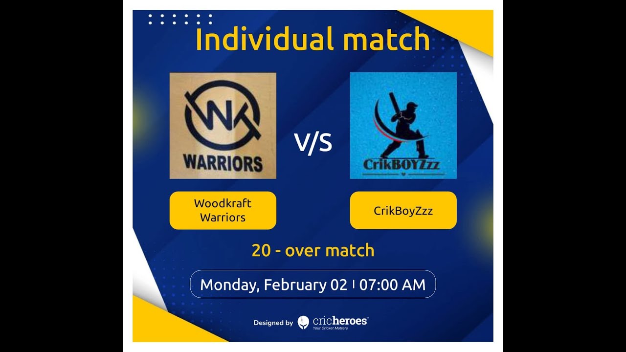 ||  HIGHLIGHTS  || WOODKRAFT WARRIORS  v/s  CRIKBOYZzz  ||