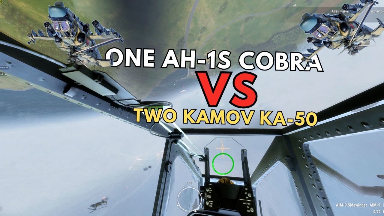 MaVirk Настоящий пилот непосредственной авиационной поддержки | 1 AH-1S Cobra против 2 Ка-50 | Бе...