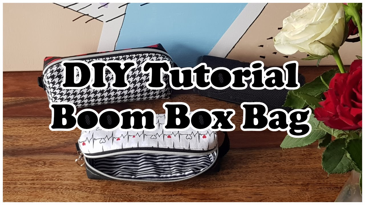DIY Tutorial Boom Box Bag | Tasche für Boombox selber nähen