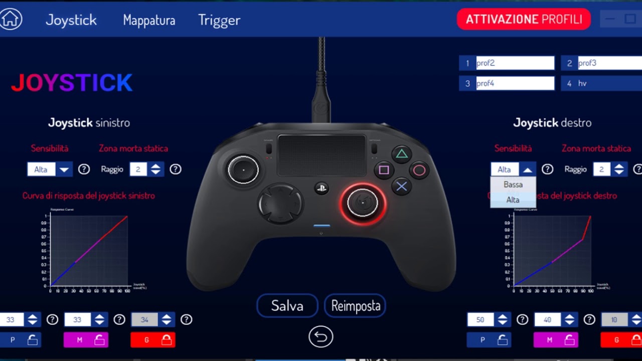Come configurare i Nacon Revolution Pro Controller v1 e v2