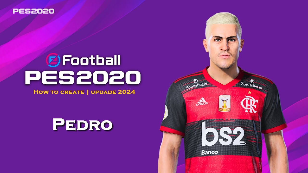 Face | Pedro - Flamengo no PES 2020/2021 Atualizada 2024 - xbox one|Séries S| Séries X - pesEdit