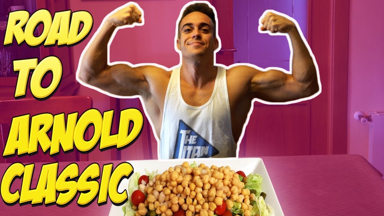 UN DÍA EN MI DIETA 🍎 Antes del Arnold Classic Europe