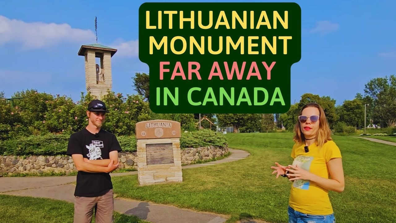He describes Thunder Bay Lithuanian Monument | Matthew Senkus