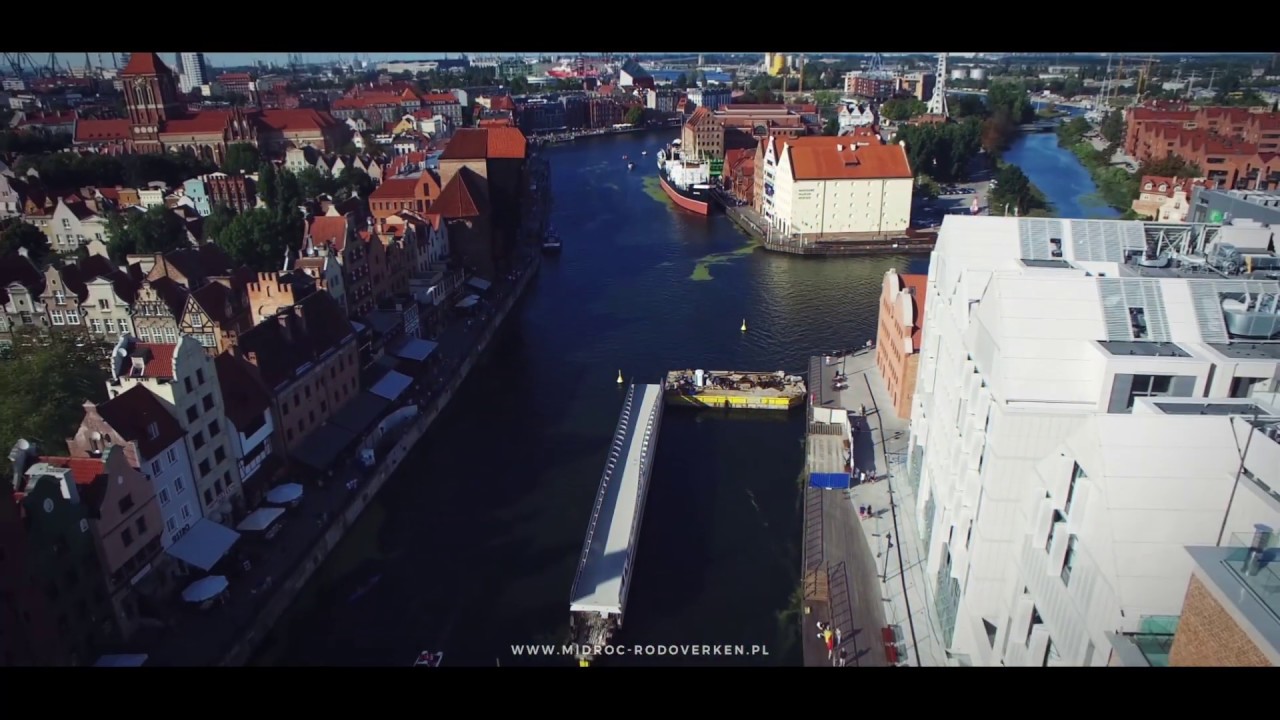 Realizacja przęsła kładki obrotowej Św. Ducha - Gdańsk