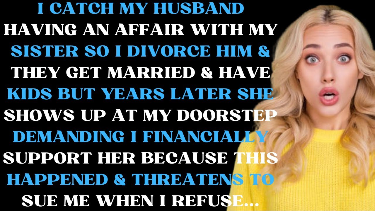 I catch my husband having an affair with my sister so I divorce him & they get married & have kids