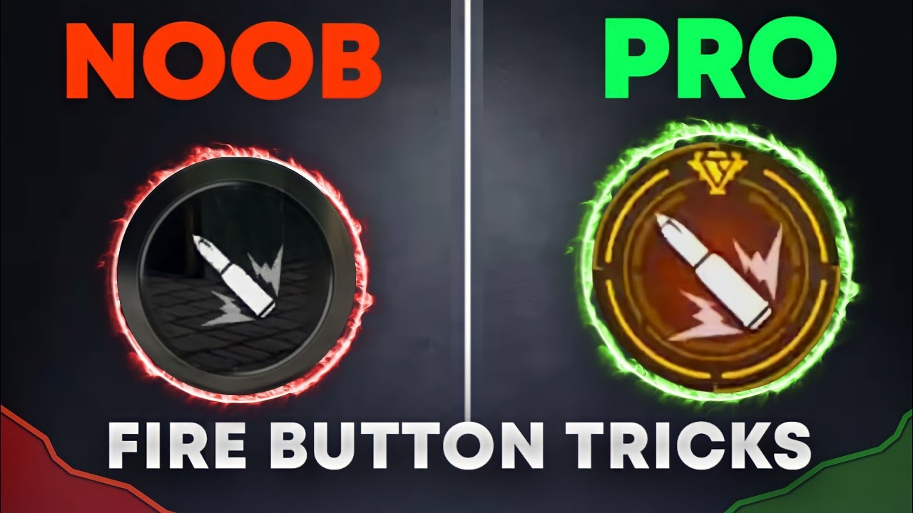 FIRE BUTTON secret trick in free fire 🤫 ! fire button settings ! fire button size and position