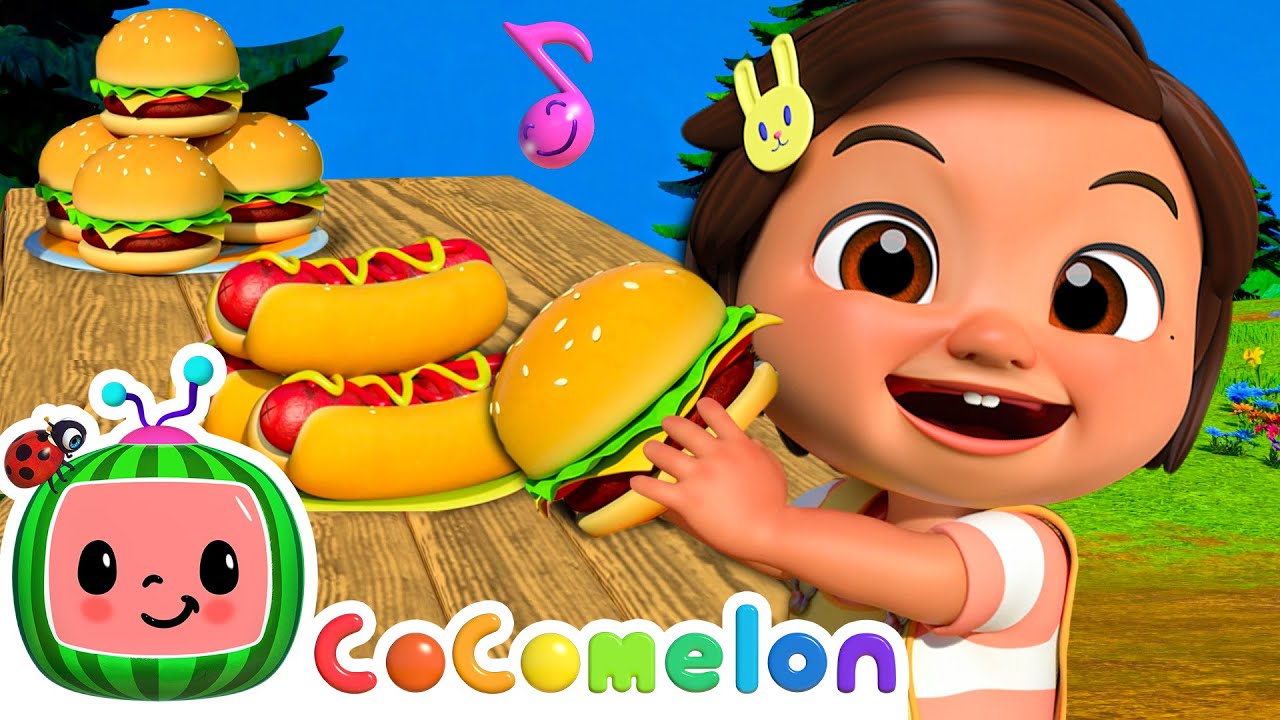 Simon Says Lets Eat Lunch with Nina! | Food and Fun Games | Cocomelon Nursery Rhymes & Kids Songs