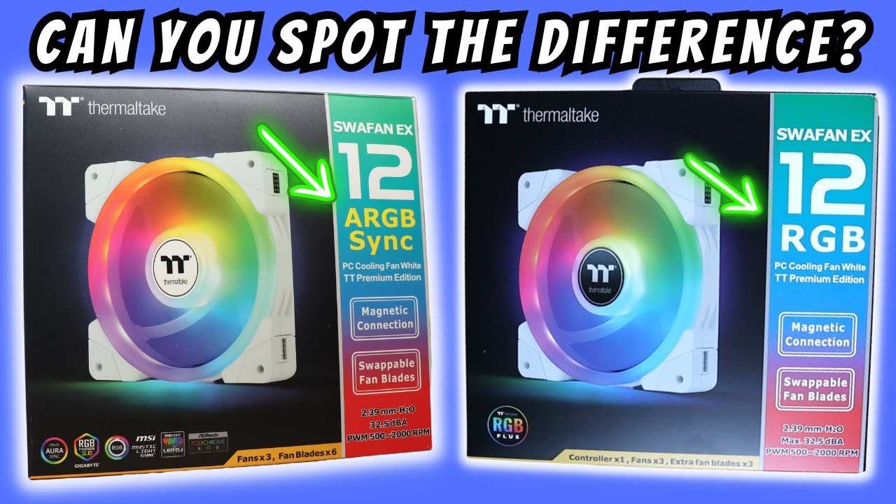 Different Connector, Same Fan!  SWAFAN EX 12 ARGB SYNC might be better!!!