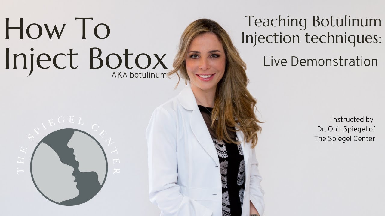 How To Inject Botox: teaching doctors
