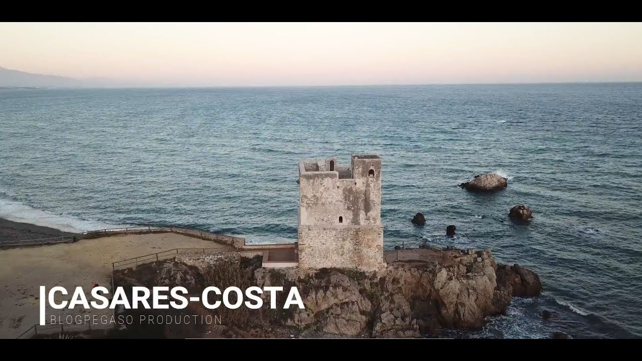 Torre y playa Casares Costa - Málaga 🚁