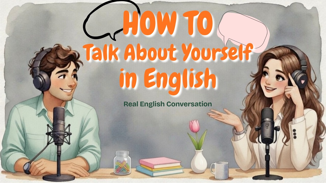 How to Talk About Yourself in English | Simple English Conversation Practice | Slow English Podcast