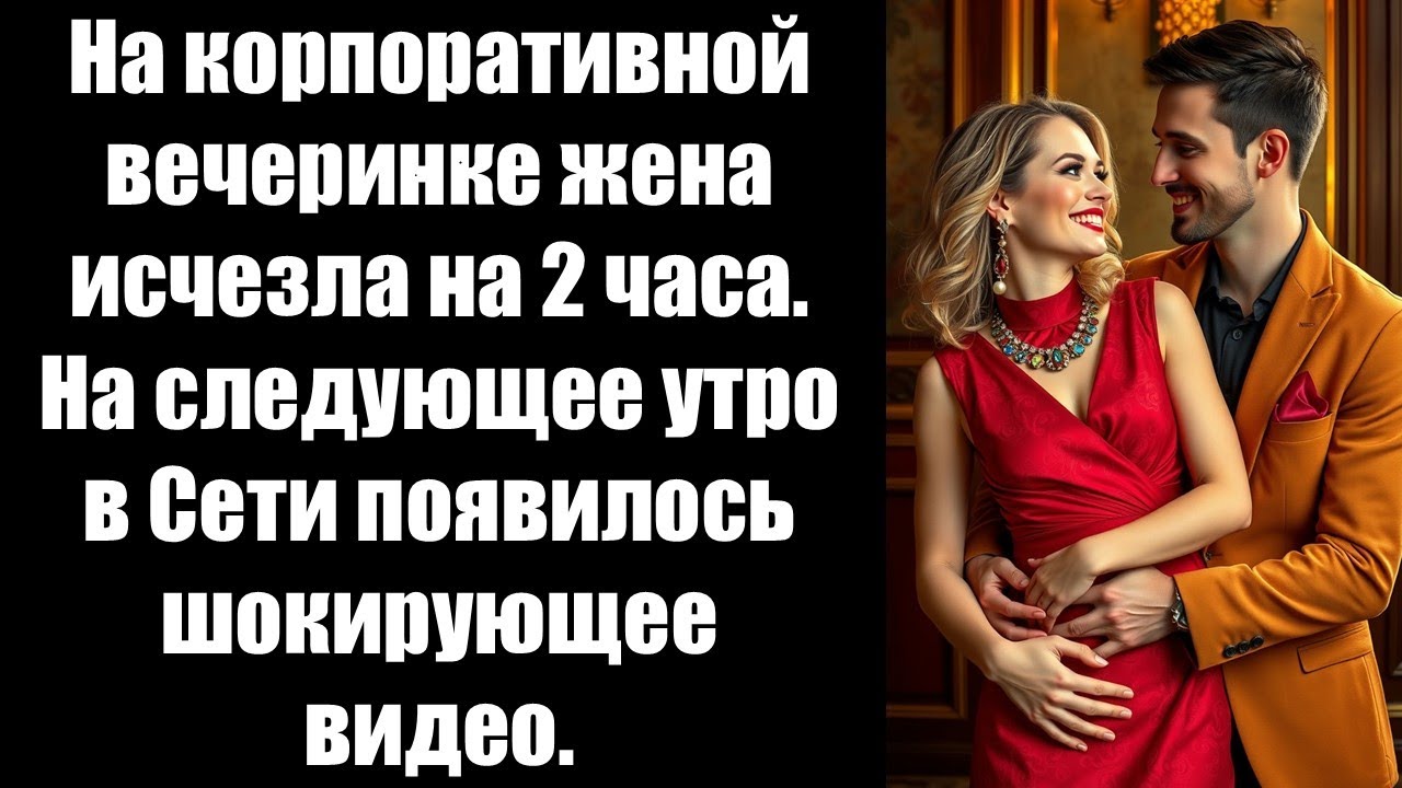 На корпоративной вечеринке жена исчезла на 2 часа. На следующее утро в Сети появилось шокирующее ..