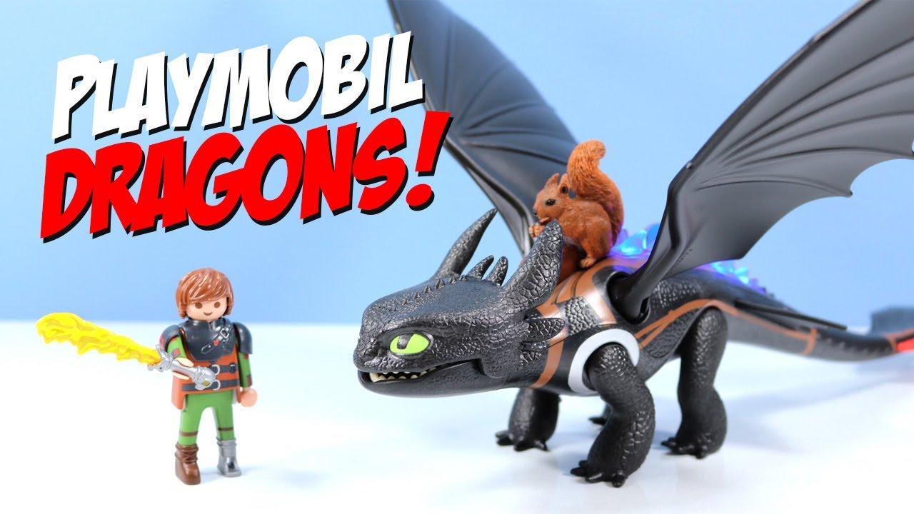 How to Train Your Playmobil Dragon Hiccup and Toothless