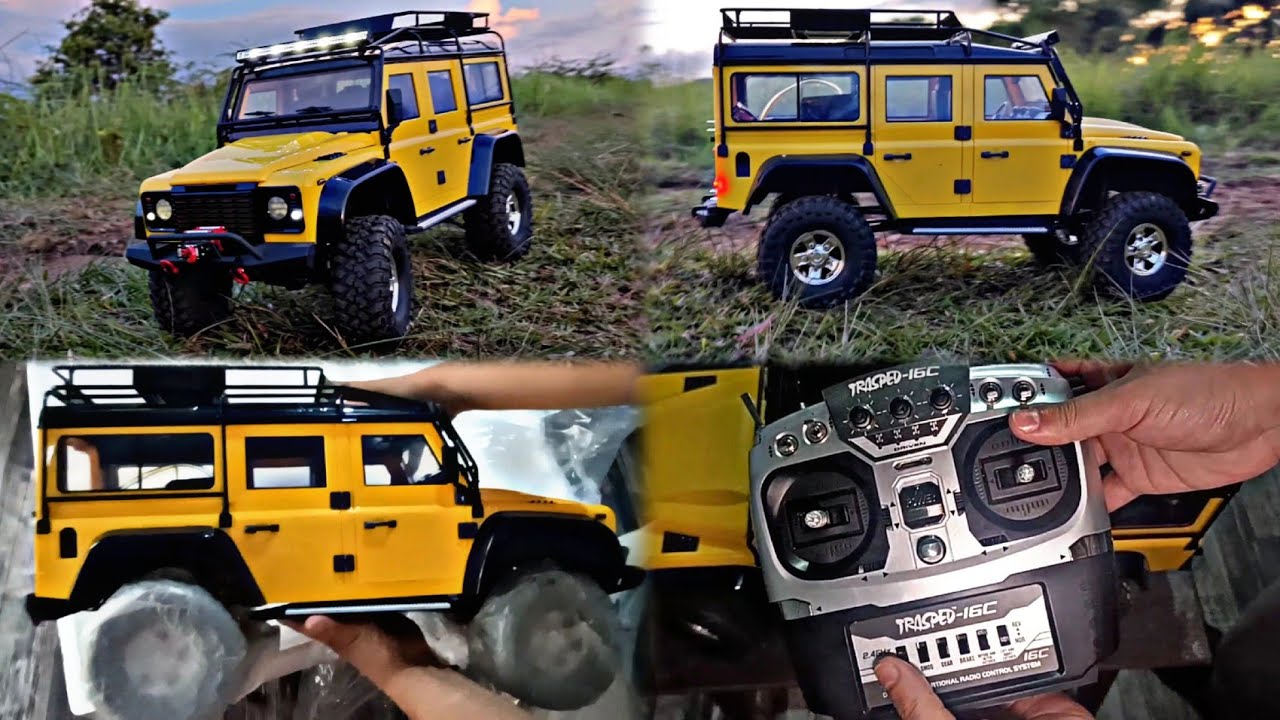 UNBOXING HG P411 TRASPED | 1/10 2.4G 4WD | 16CH TX4 RC | UPGRADED YELLOW