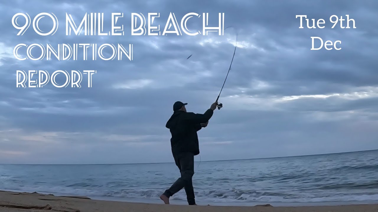 Отчёт о состоянии пляжа 90 Mile Beach. Вторник, 9 декабря.
