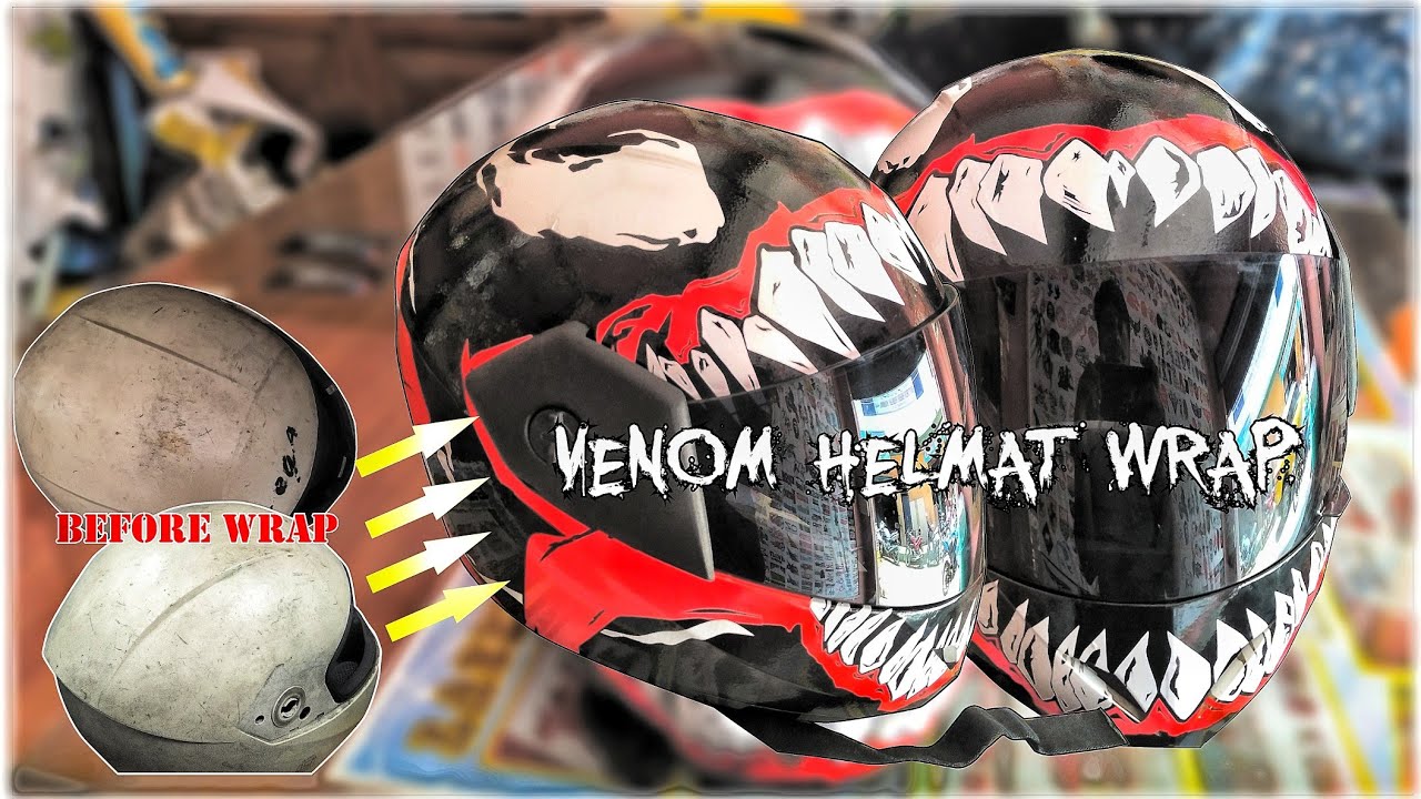 venom helmet stickering / venom wrap
