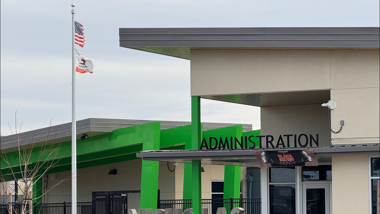 BRAND NEW FLAG SPOTTED: Nicholas Elementary School in Lemon Hill, California