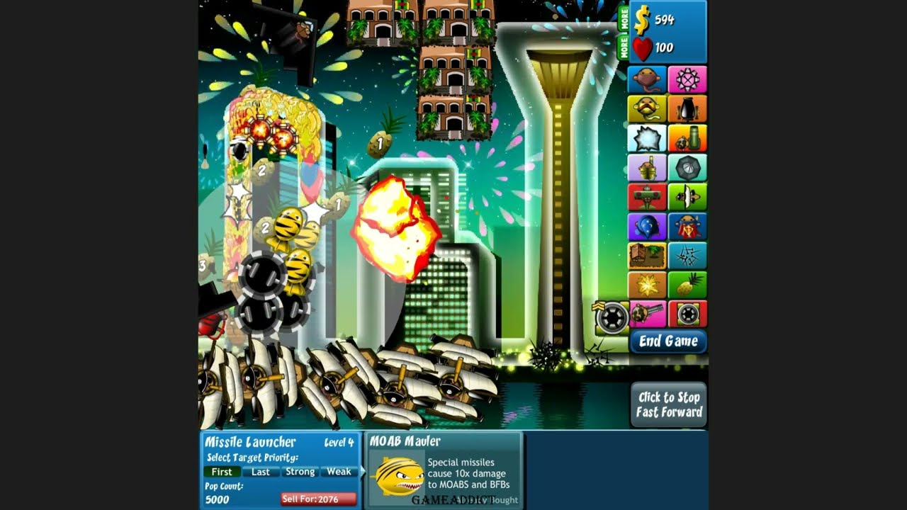 Bloons Tower Defense 4 |Track 3 | Beginner | Hard | No Lives Lost