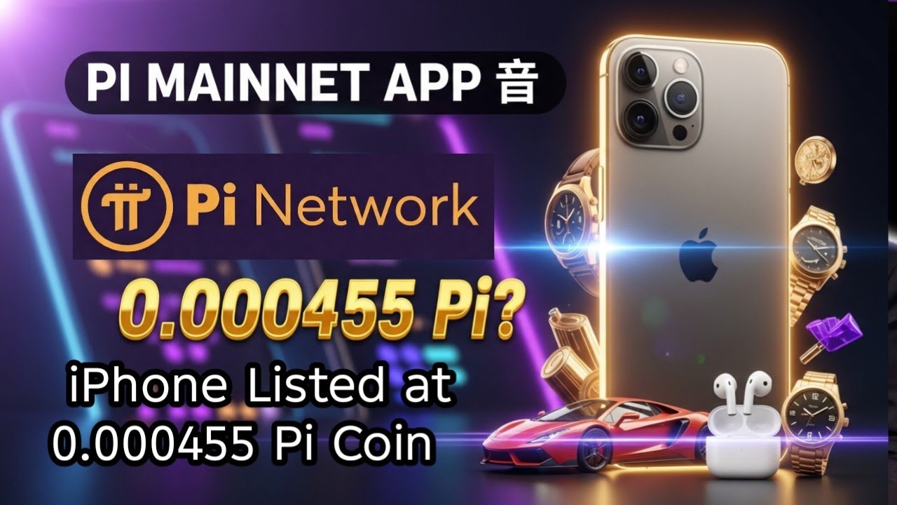 BREAKING: iPhone Listed in Pi Network at 0.000455 Pi | Mainnet Update 🚀