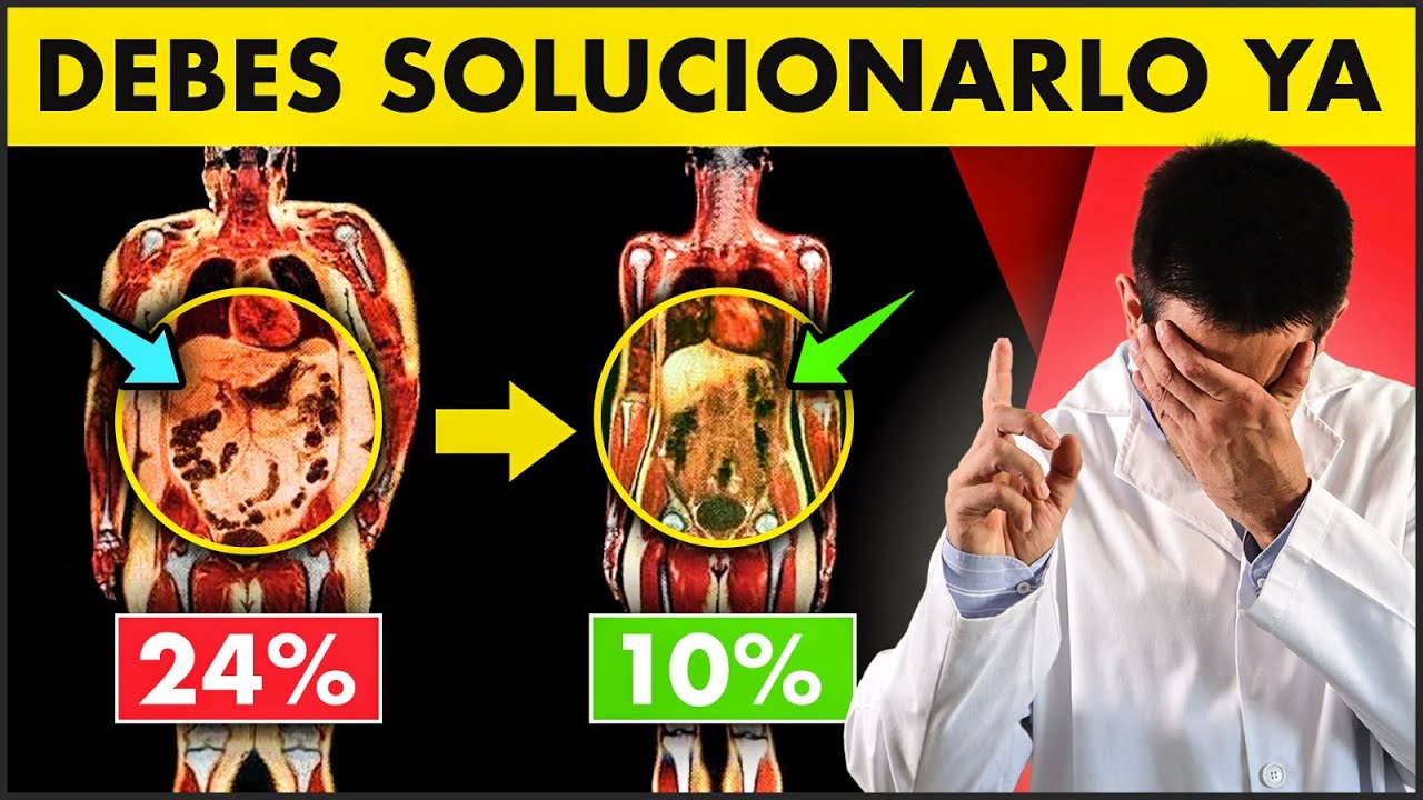 😲¡TIENES MUCHA GRASA VISCERAL! |🩺Cómo ELIMINARLA RÁPIDO con estos CAMBIOS COTIDIANOS