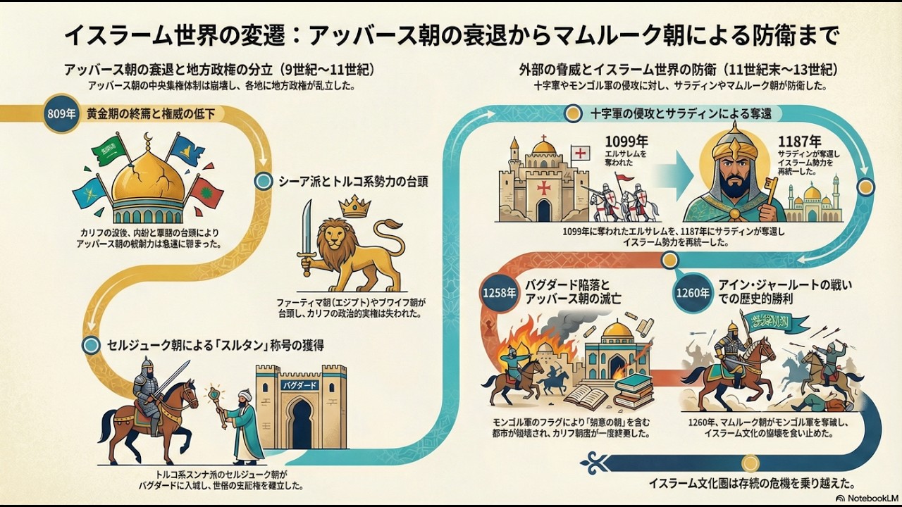 黄金時代の崩壊：イスラーム世界の再編