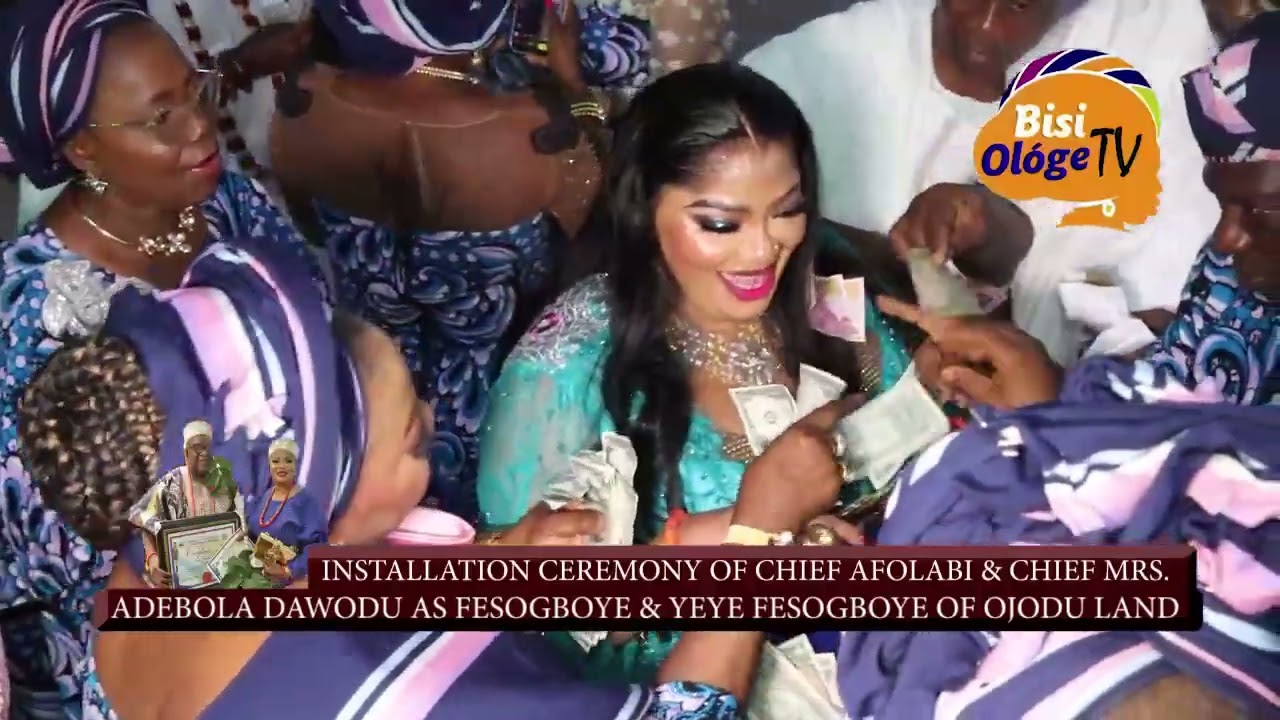 CHICAGO-BASED COUPLE CHIEF TANWA AFOLABI AND HIS BEAUTIFUL WIFE, CHIEF MRS. ADEBOLA AMOPE, SHOT DOWN