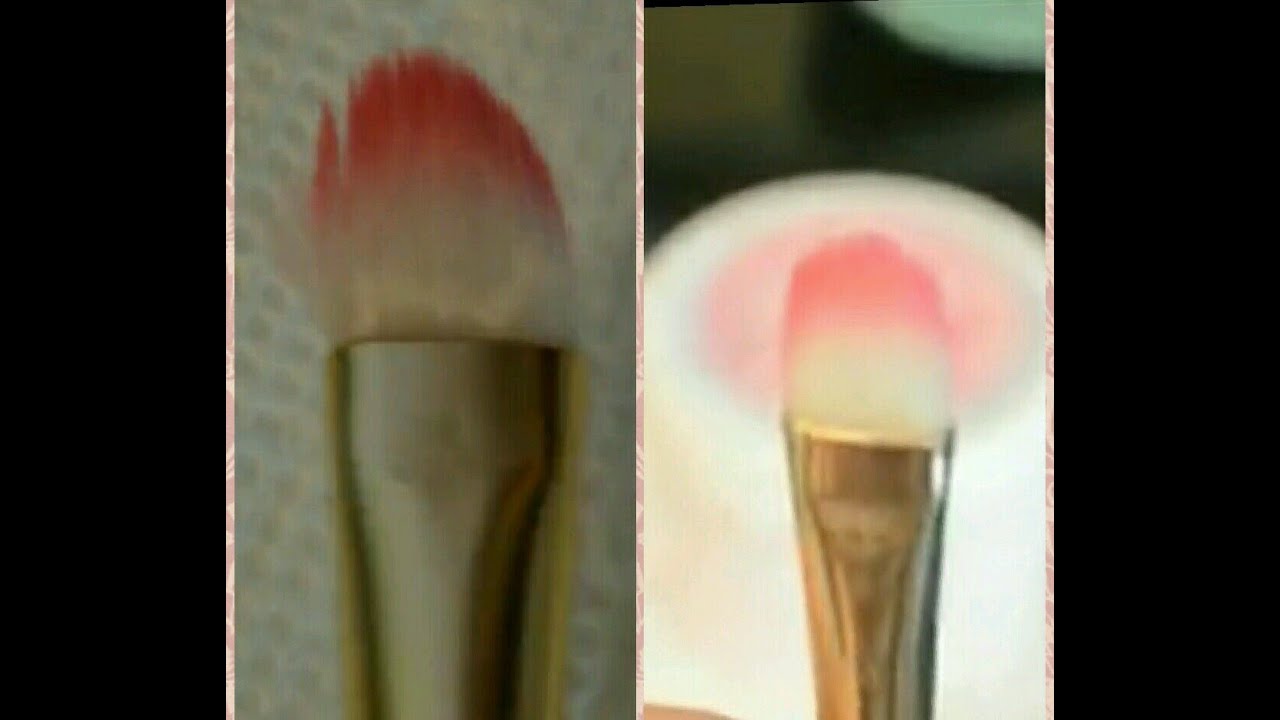 HOW TO : DIY FIX A DAMAGED MAKEUP / PAINT BRUSH bent bristles destroyed bristles