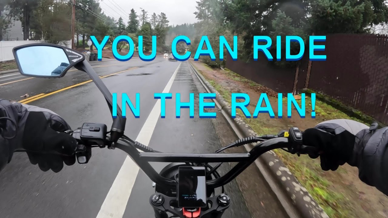 You Can Ride An Ebike In The Rain!