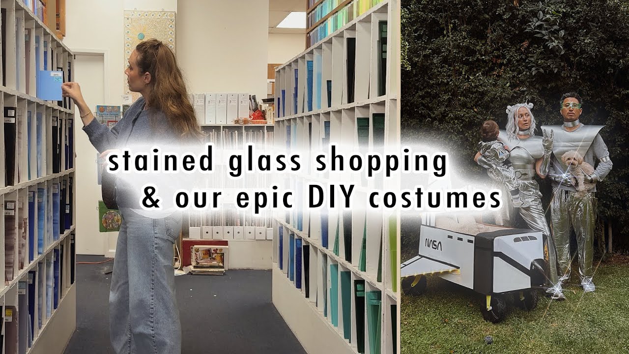 VLOG: stained glass shopping & our epic DIY costumes | MaCenna Lee
