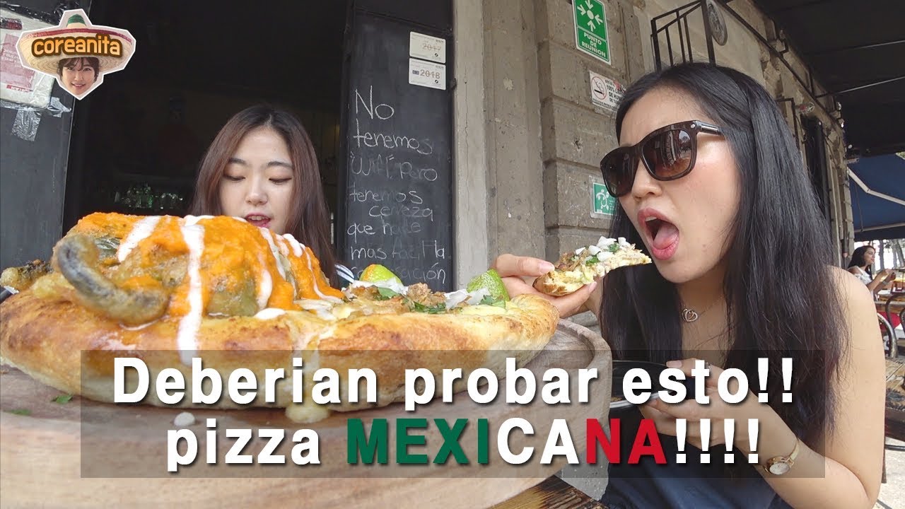 LA MEJOR PIZZA DEL MUNDO! ESTÁ EN MEXICO! feat_perro negro│coreanita