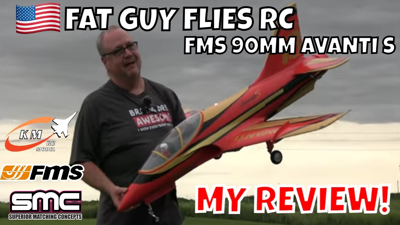FMS AVANTI S 90MM 18YR EDITION REVIEW by FGFRC #aviation #rcjets #rc