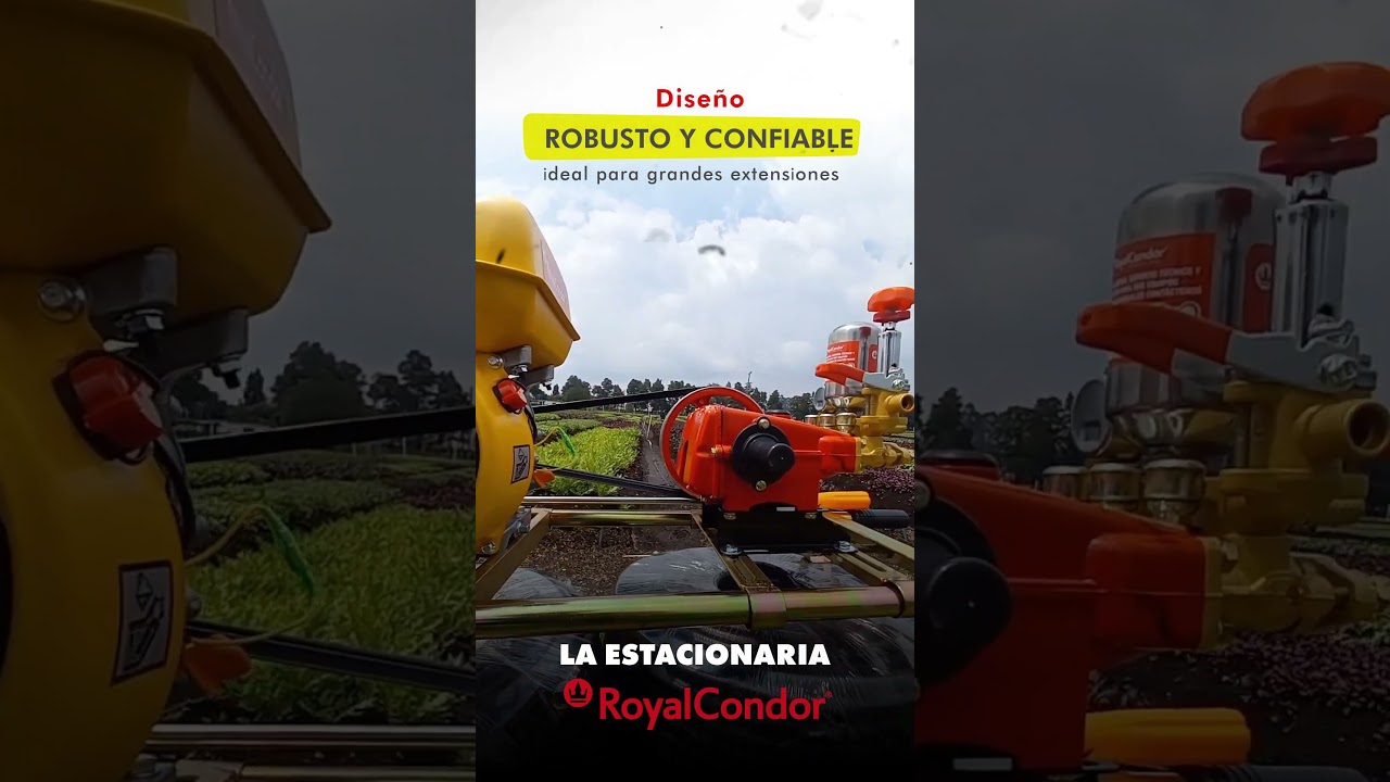 &iexcl;Llev&aacute; tu campo a la cima con la Fumigadora Estacionaria de #RoyalCondor&reg;!