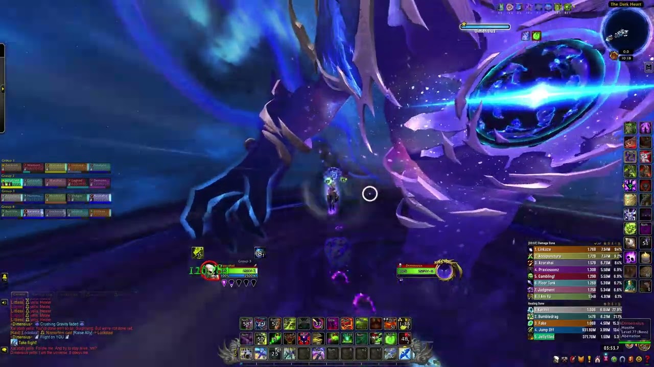 Mythic Dimensius - Destro PoV 98% parse
