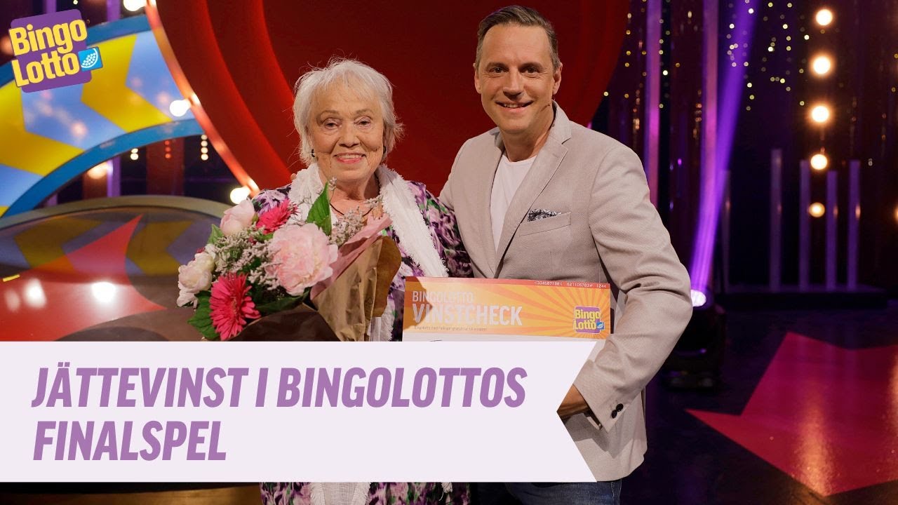 Nervös stämning under finalspelet i BingoLotto!