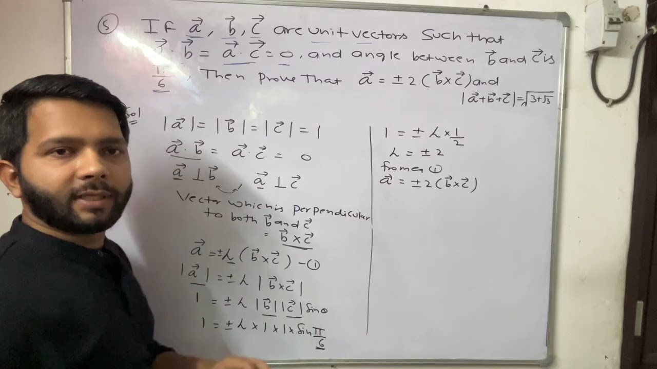 Most important vectors problem.