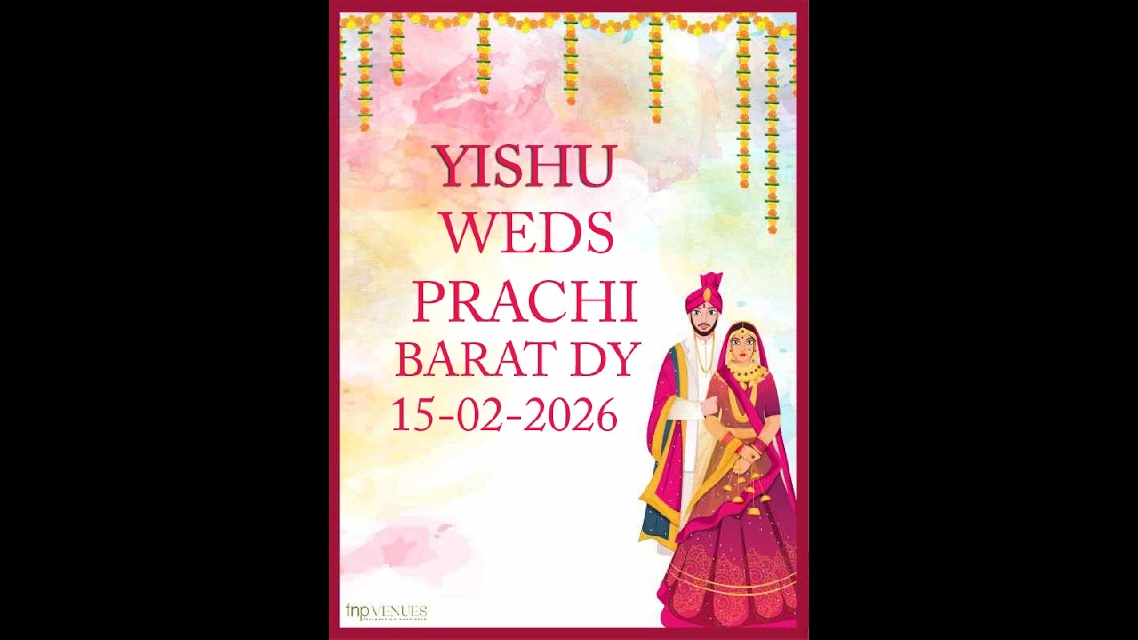 YISHU WEDS PRACHI  BARAT DY LIVE BY SANGAM STUDIO JUUNDLA 9813849654