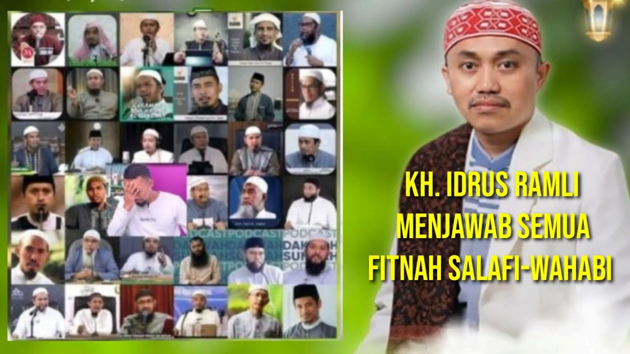 KH. Idrus Ramli Menjawab Semua Fitnah Salafi-Wahabi 