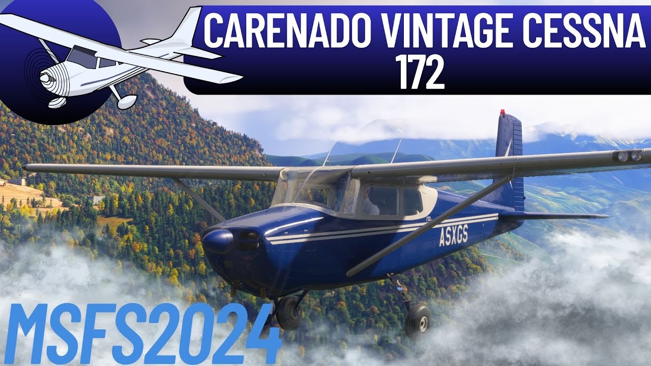Carenado Vintage Cessna 172 – MSFS 2024 - Flughafen Bolzano